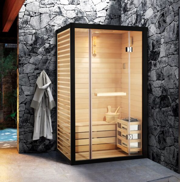 cabina-sauna-uscata-593x600 Cabine saune uscate – relaxare, sanatate si confort la tine acasa